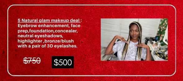 5 Natural glam makeup application