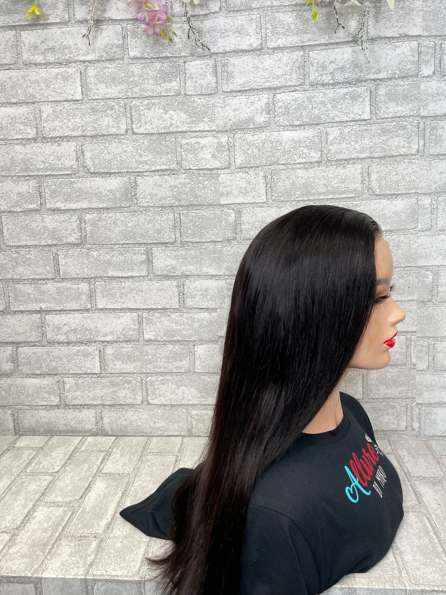 Janet -16 inch glueless human hair 4x4 glueless wig