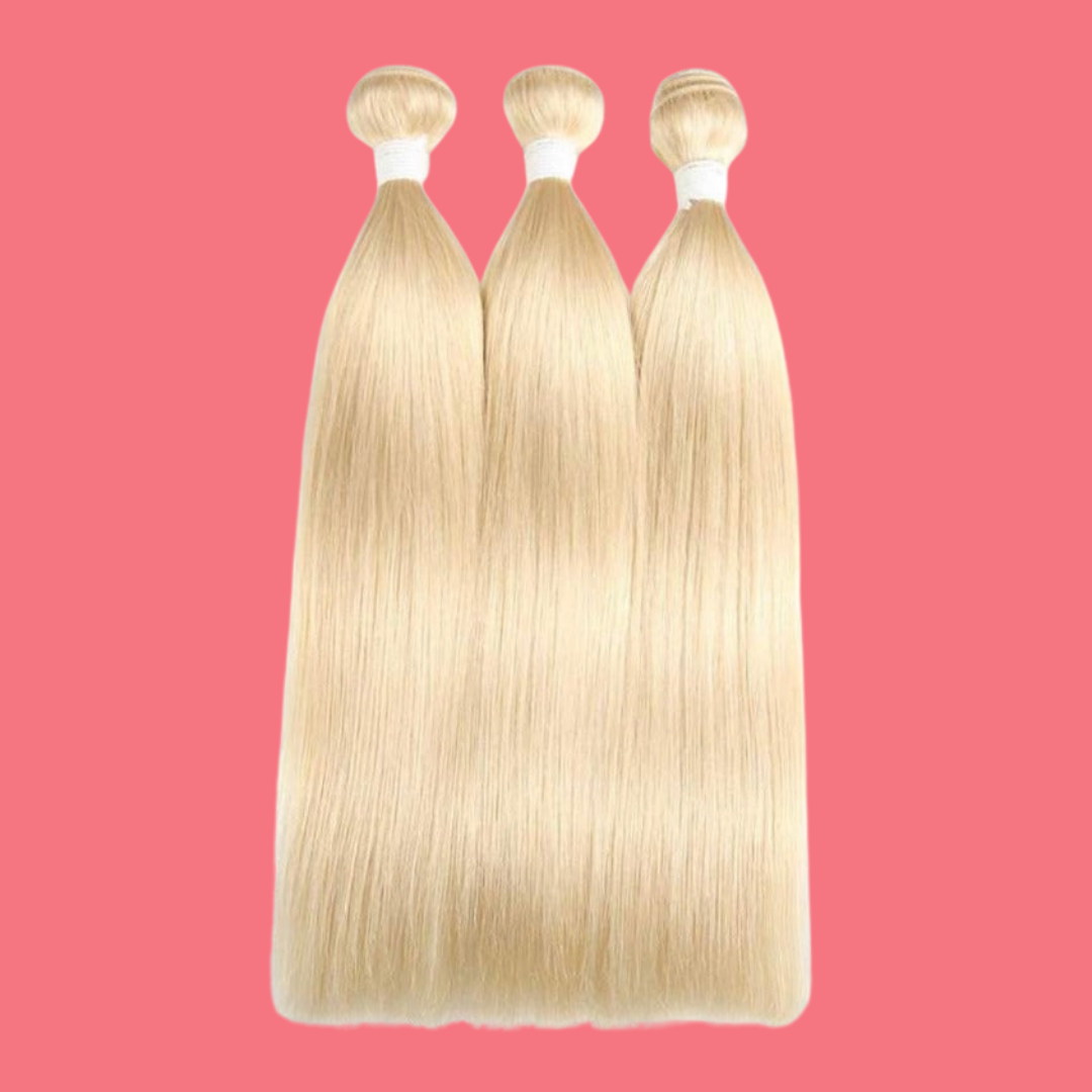 613 Blonde Straight Bundles