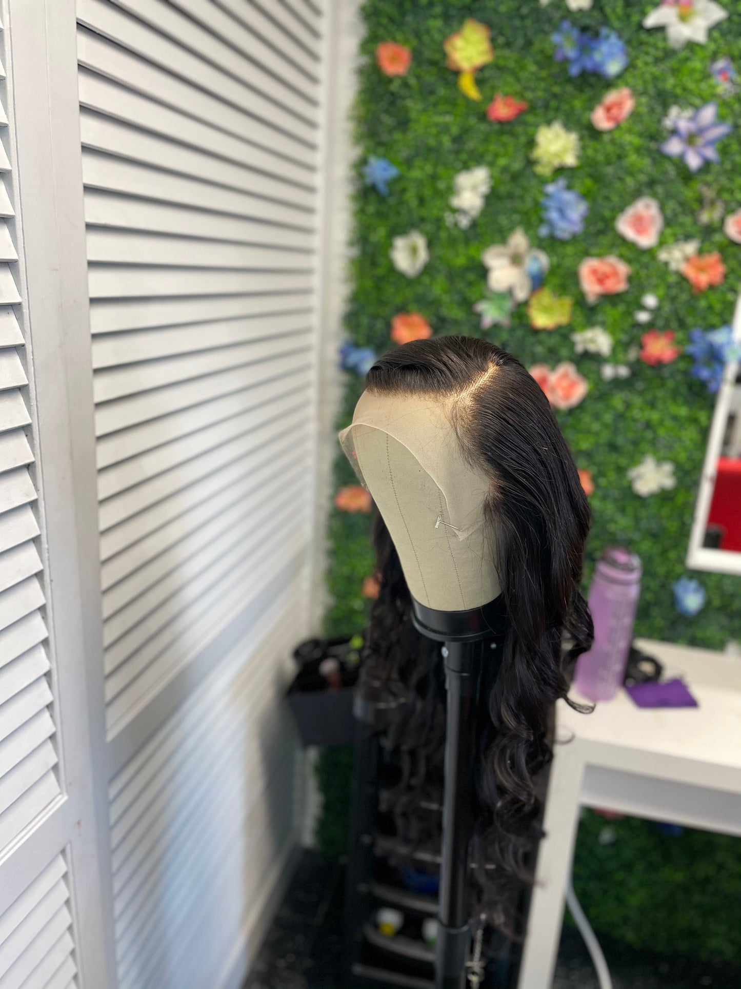 30 Inch 100% Human Hair Full Frontal Glueless Wig