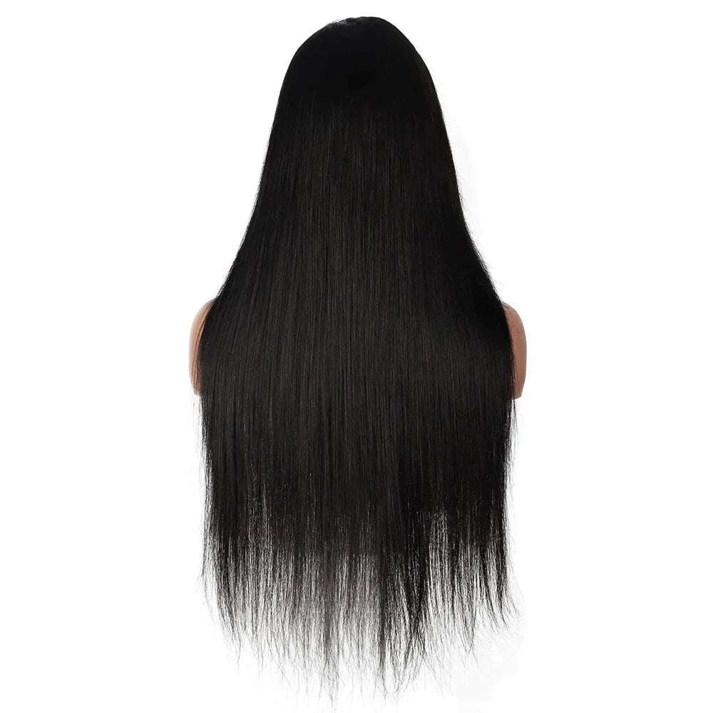 28 Inch 100% Human Hair Full Frontal Glueless Wig