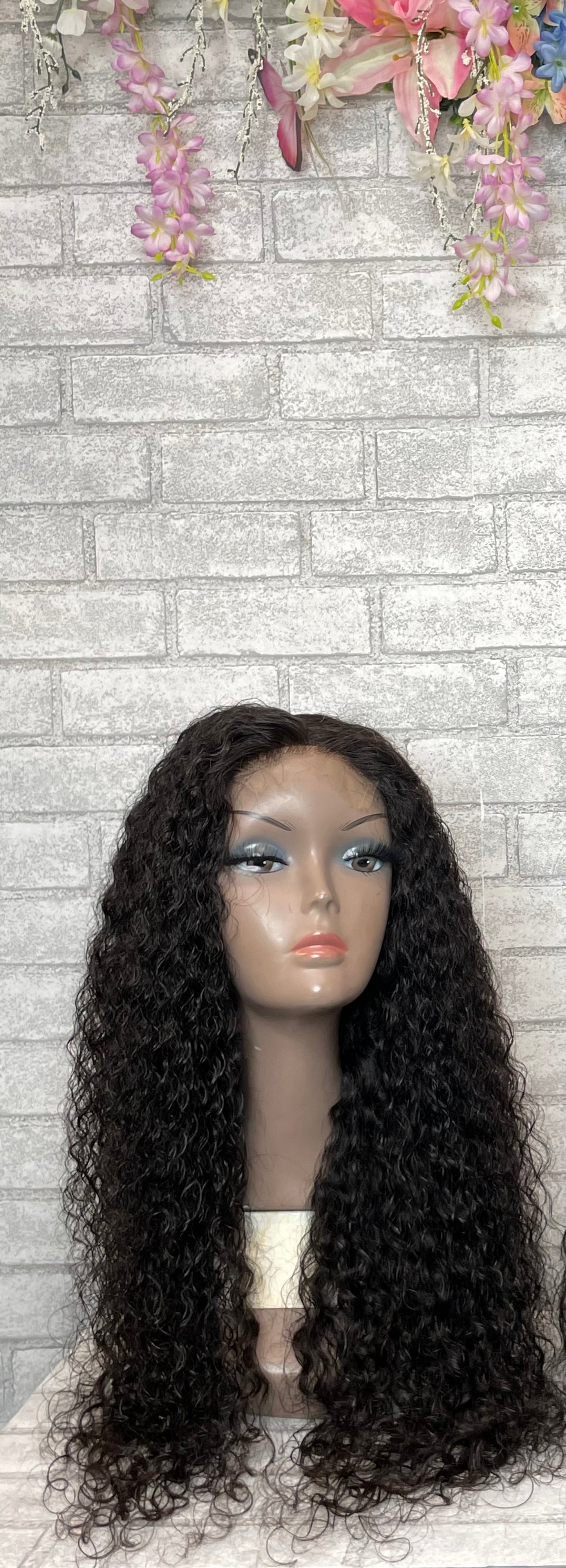 22 Inch 100% Human Hair Full Frontal Glueless Wig
