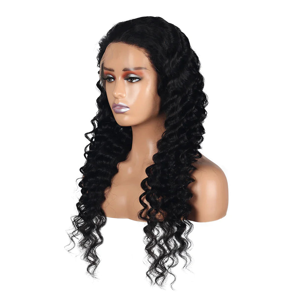 20 Inch 100% Human Hair Full Frontal Glueless Wig