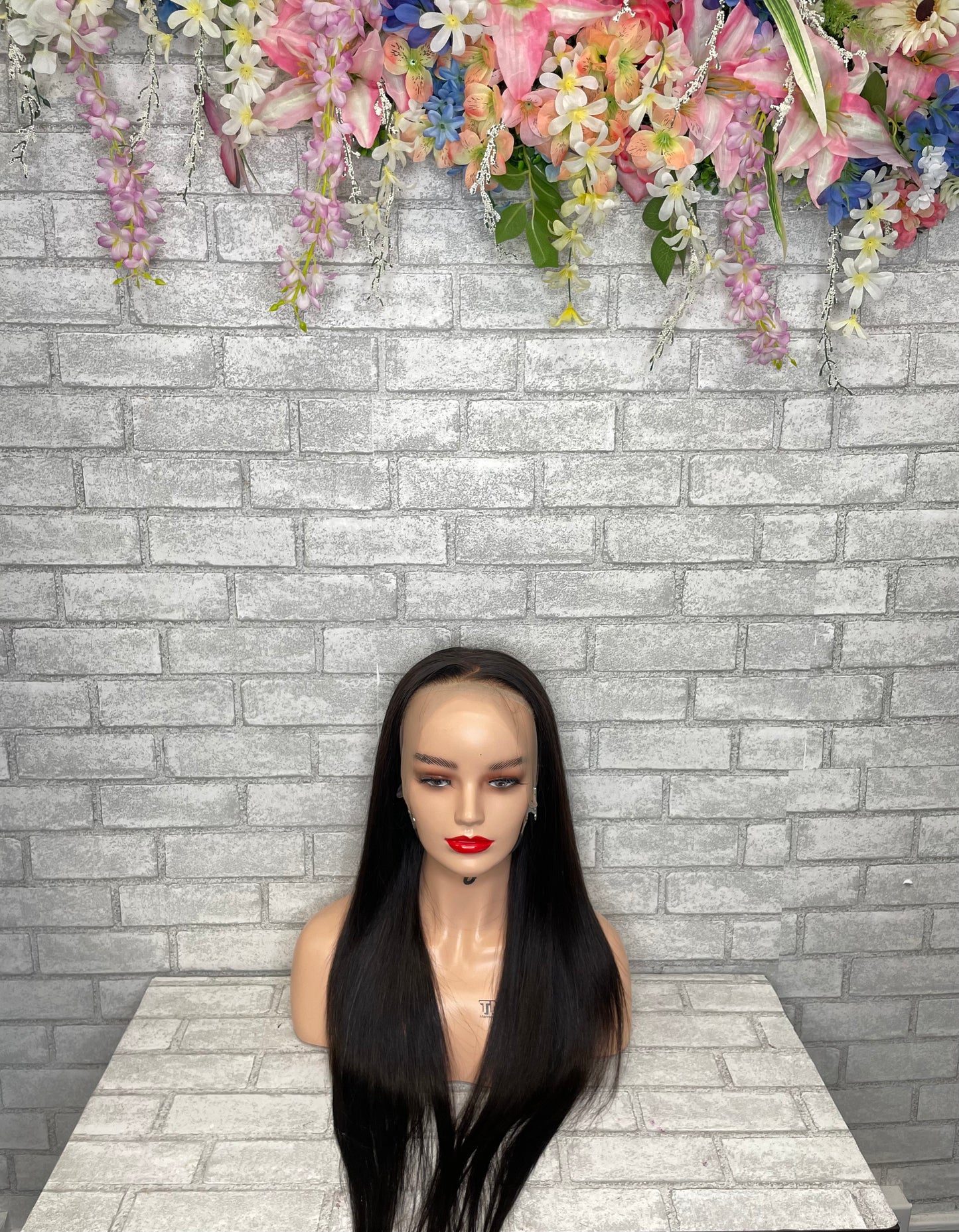 26Inch 100% Human Hair Full Frontal Glueless Wig