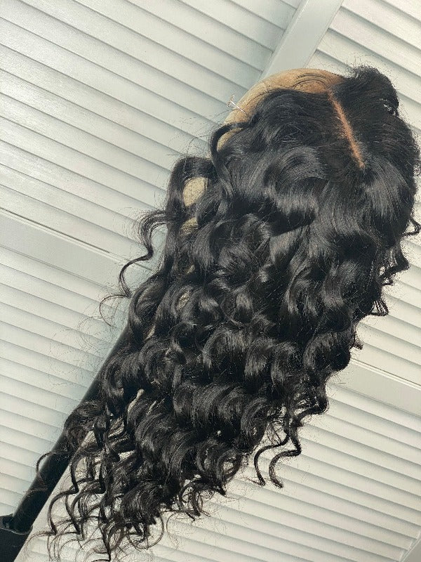 body wave lace wig made with human hair