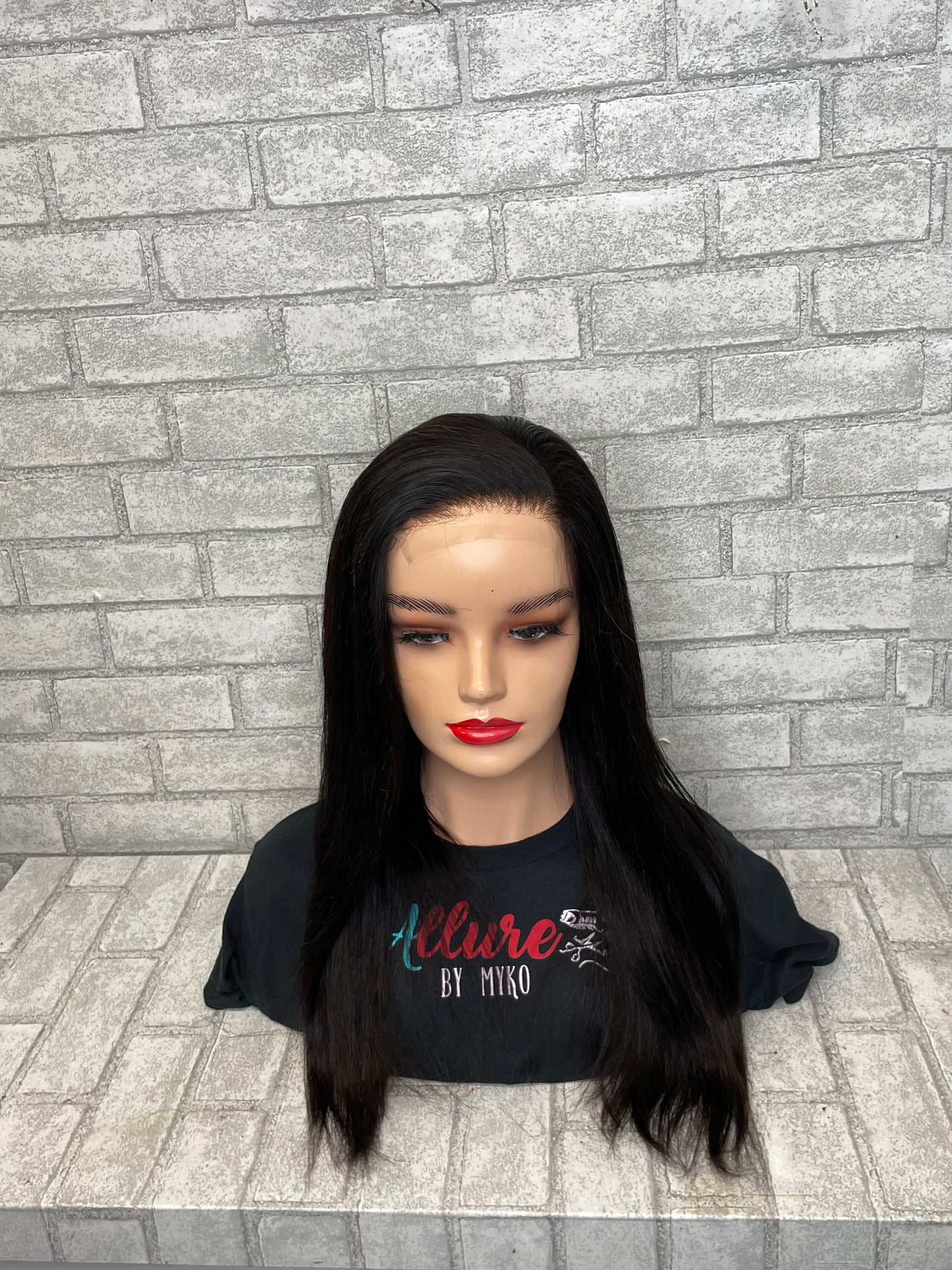 Janet -16 inch glueless human hair 4x4 glueless wig
