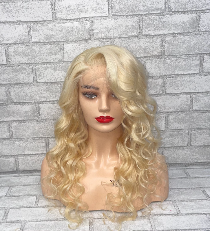 body wave blonde wig