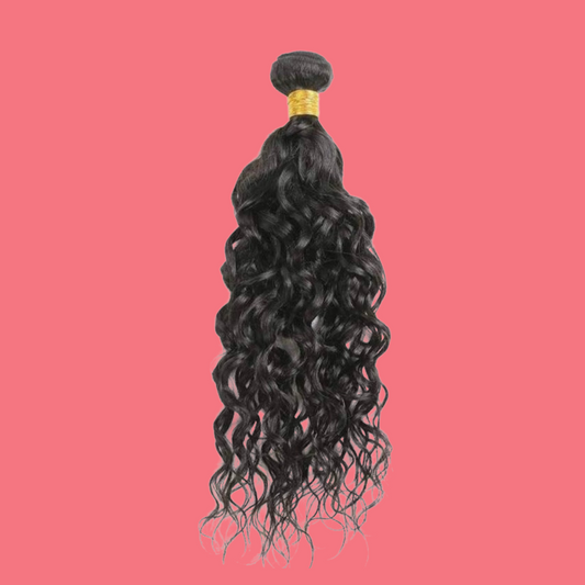 Water wave Curly Human Hair Bundle