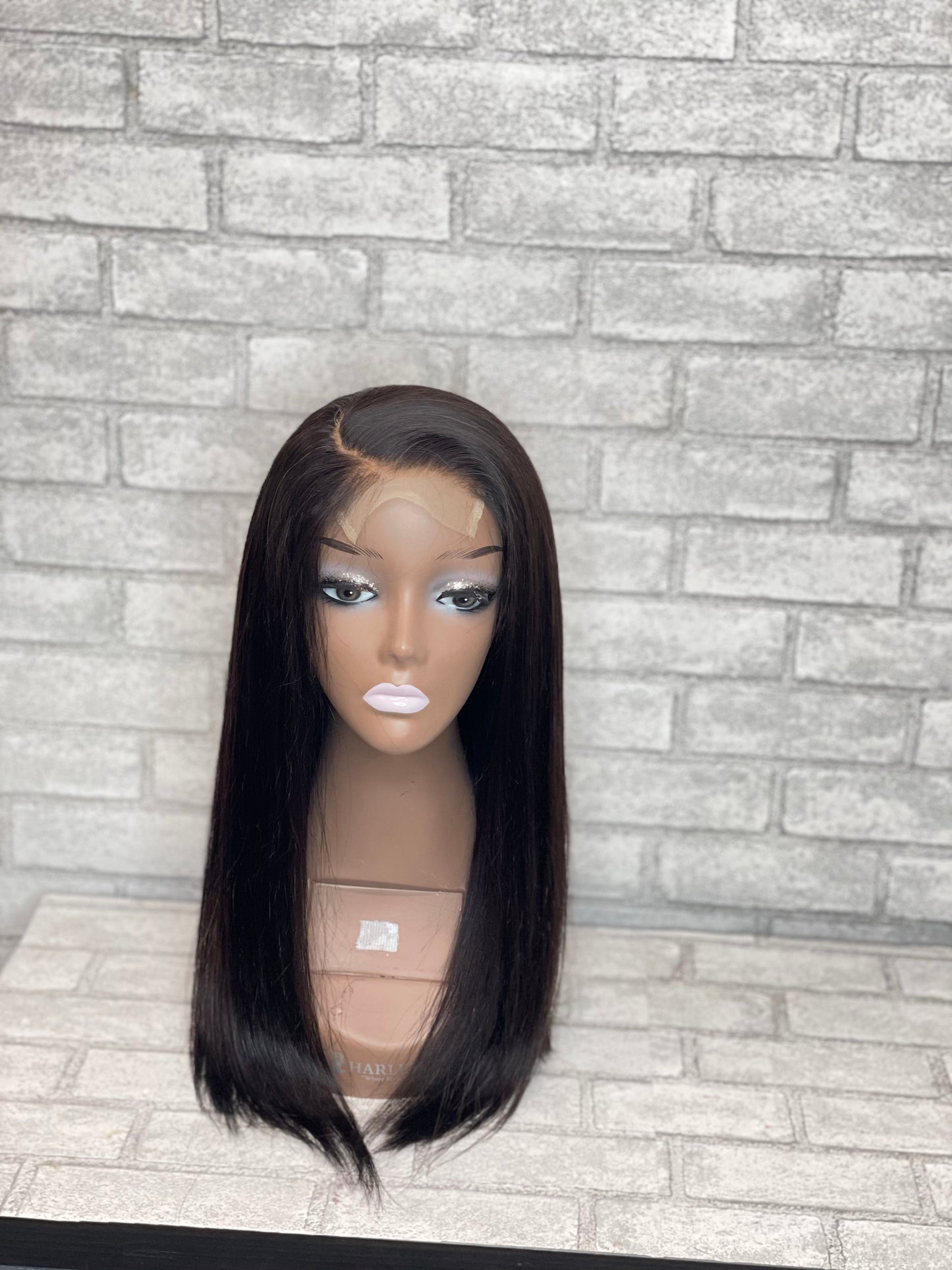 Monique -20 Inch 100% Human Hair lace 4x4 closure Glueless Wig