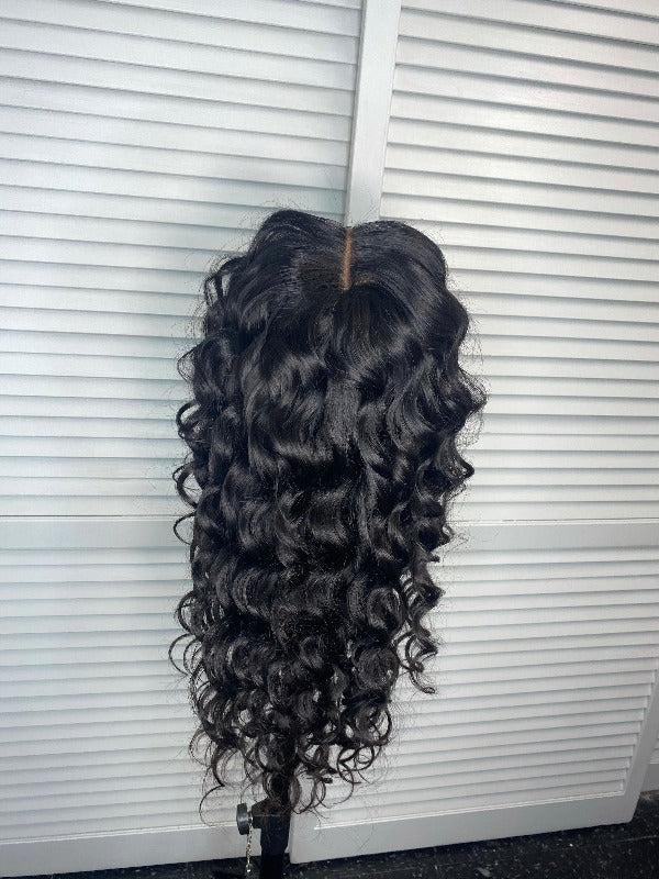 Koko Curls -24inch human hair Glueless 4x4 lace closure wig