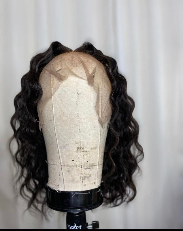 bob wig made with human hair custom
