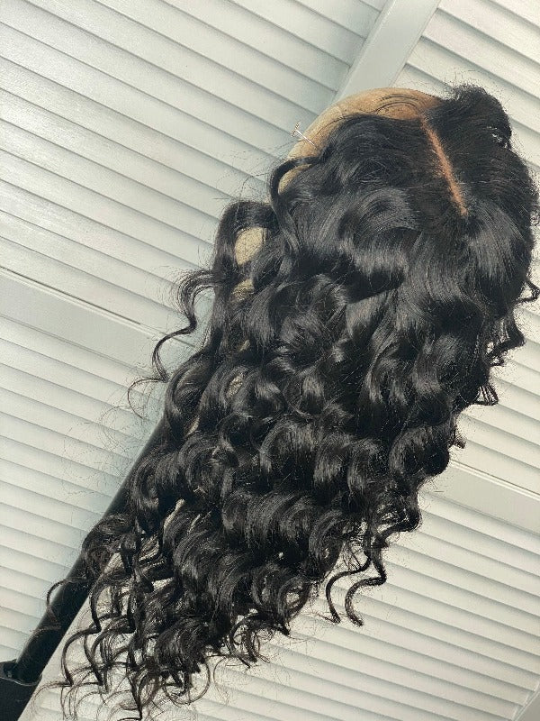 body wave lace wig made with human hair 