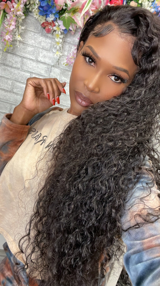 Puerto Rican Princess -30 Inch 100% Human Hair Frontal Wig